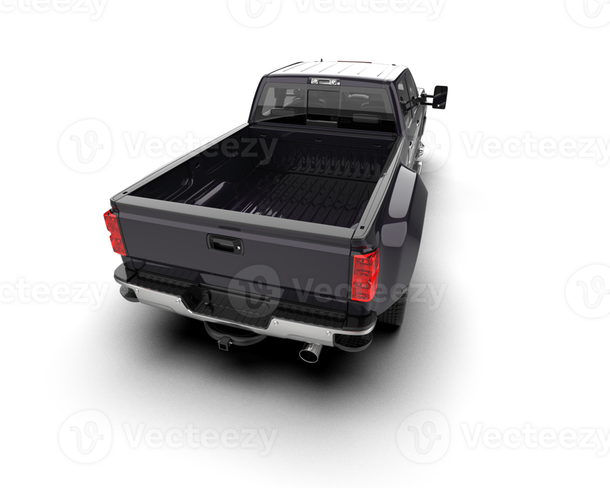 Pickup truck isolated on background. 3d rendering - illustration png