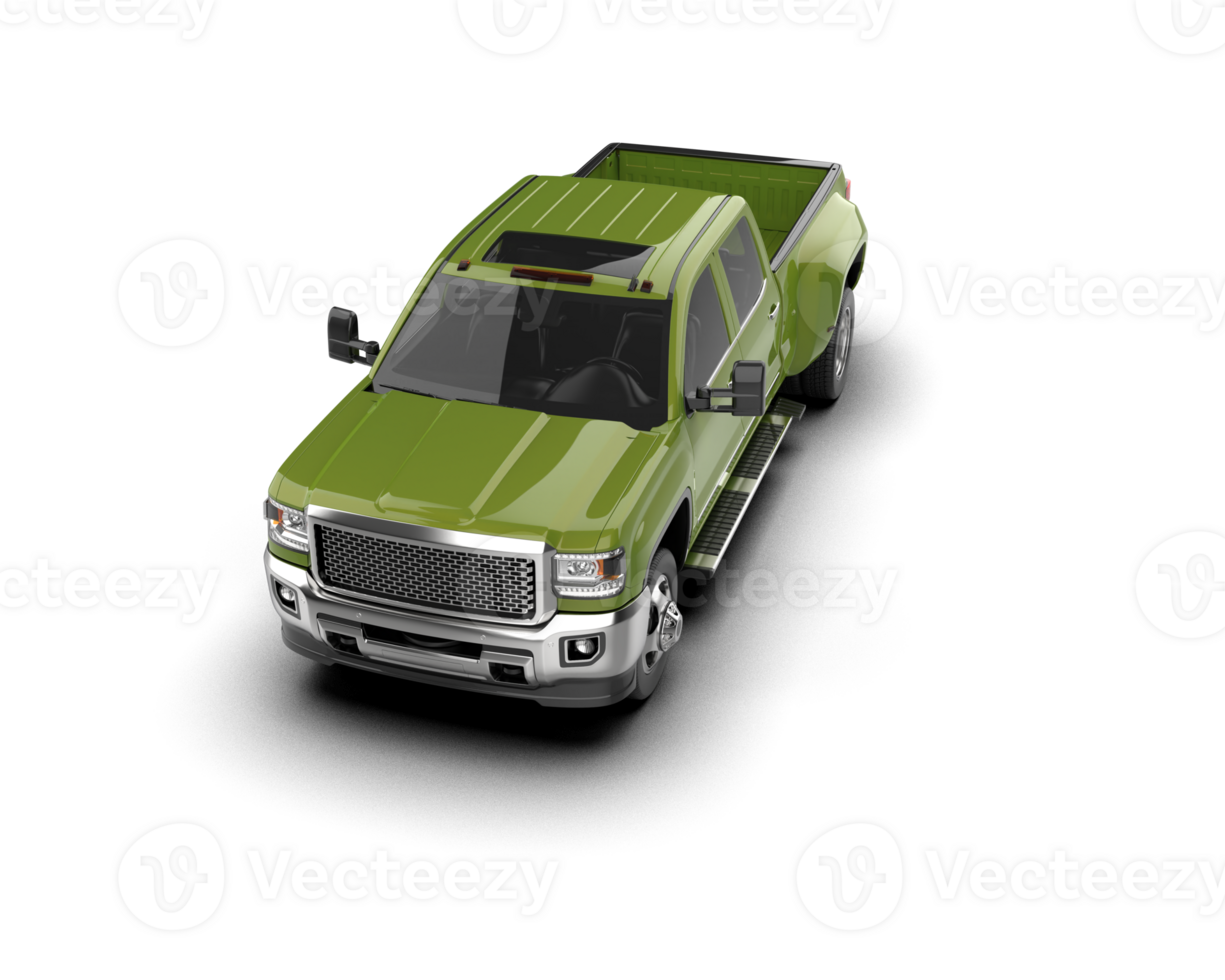 Pickup truck isolated on background. 3d rendering - illustration png