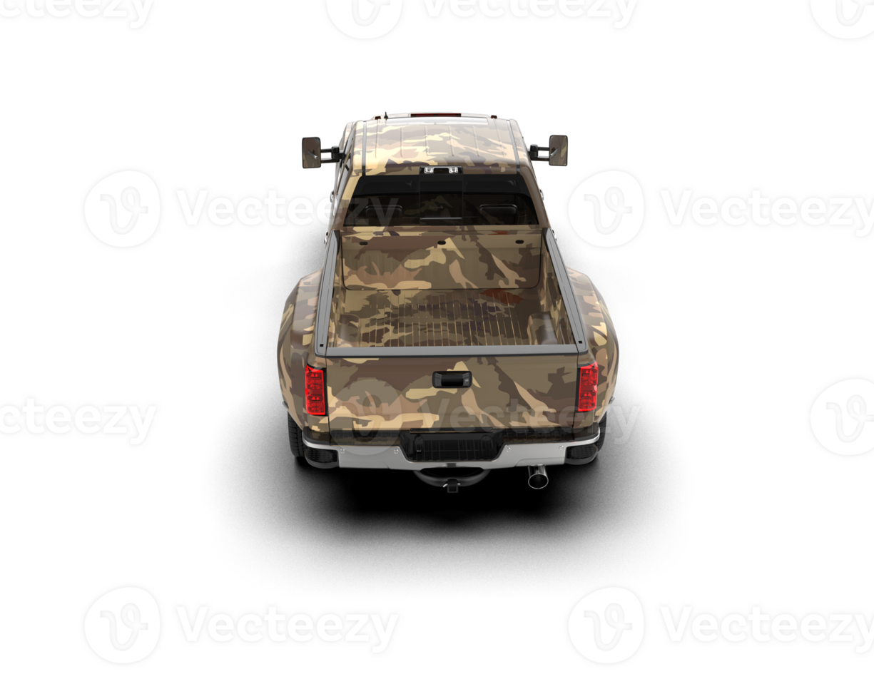 Pickup truck isolated on background. 3d rendering - illustration png