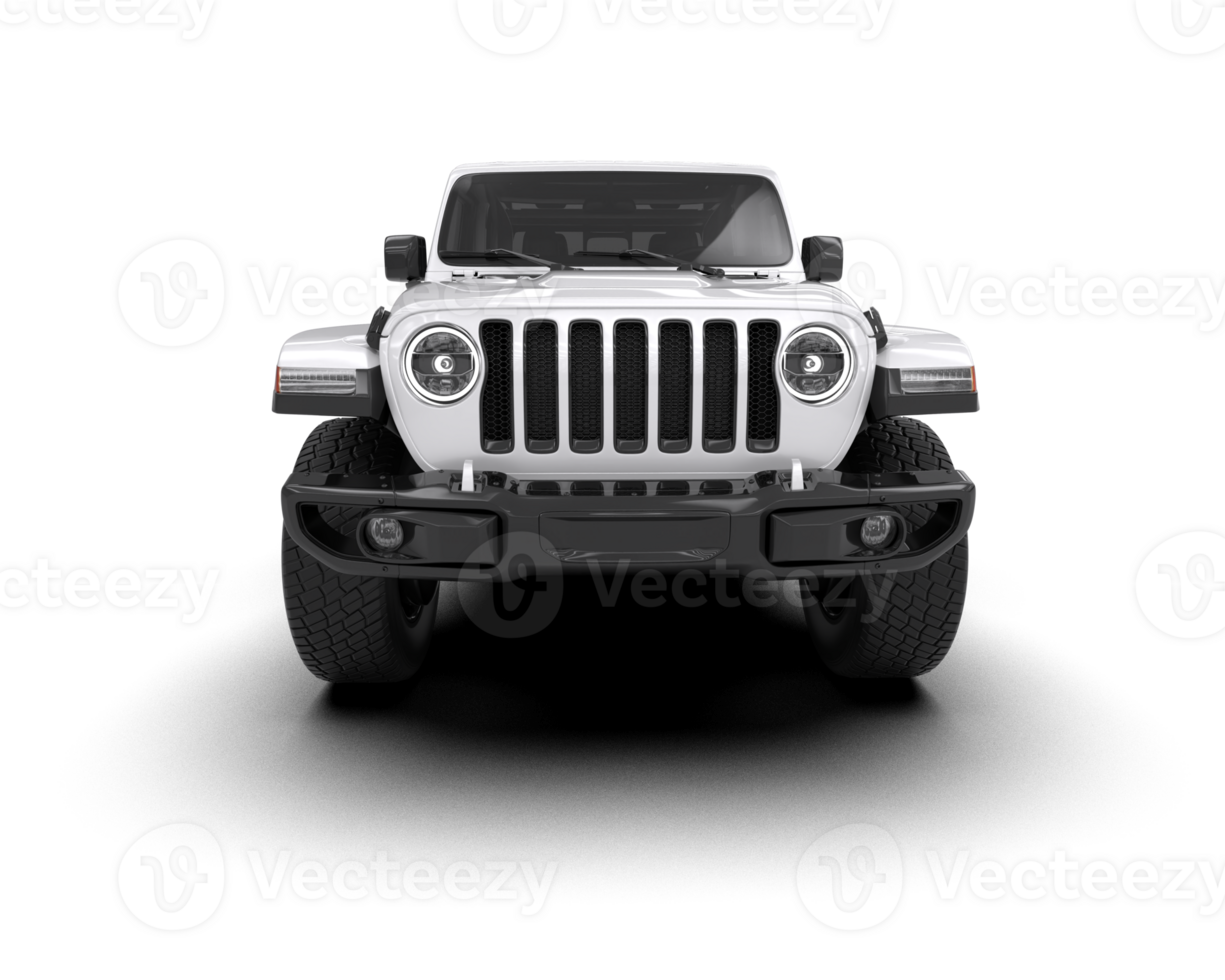 Pickup truck isolated on background. 3d rendering - illustration png