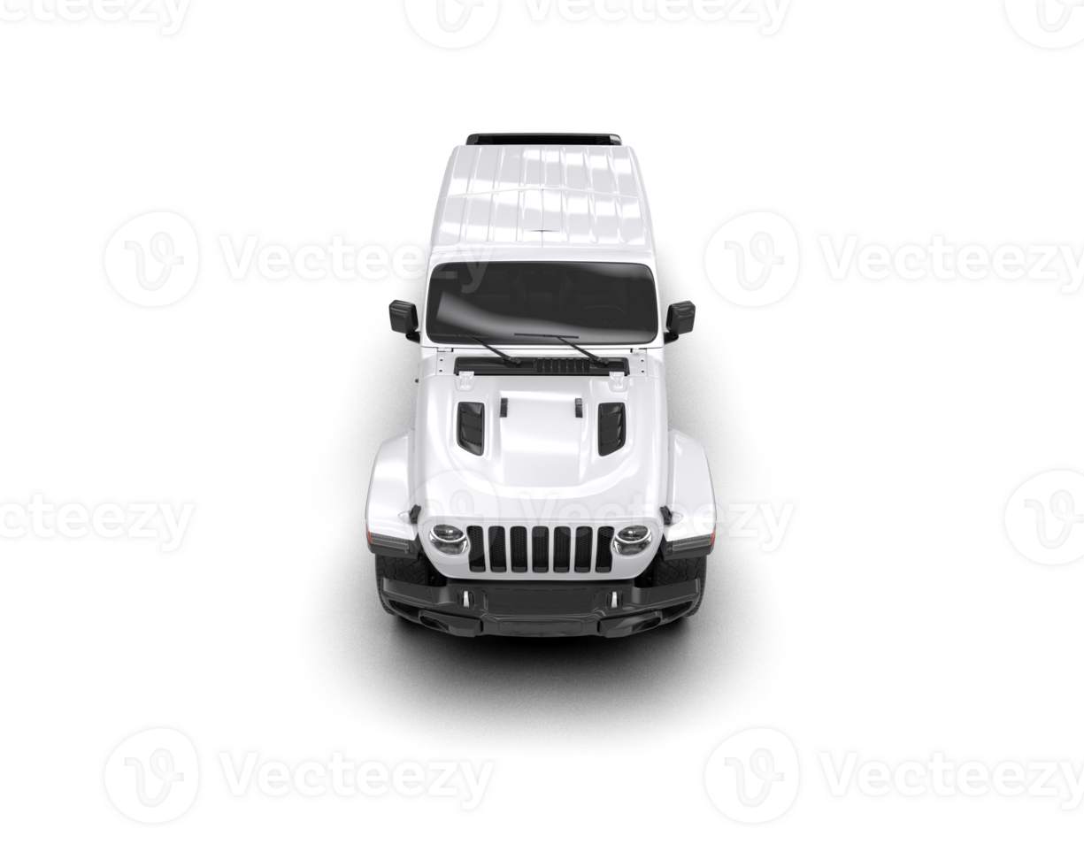 Pickup truck isolated on background. 3d rendering - illustration png