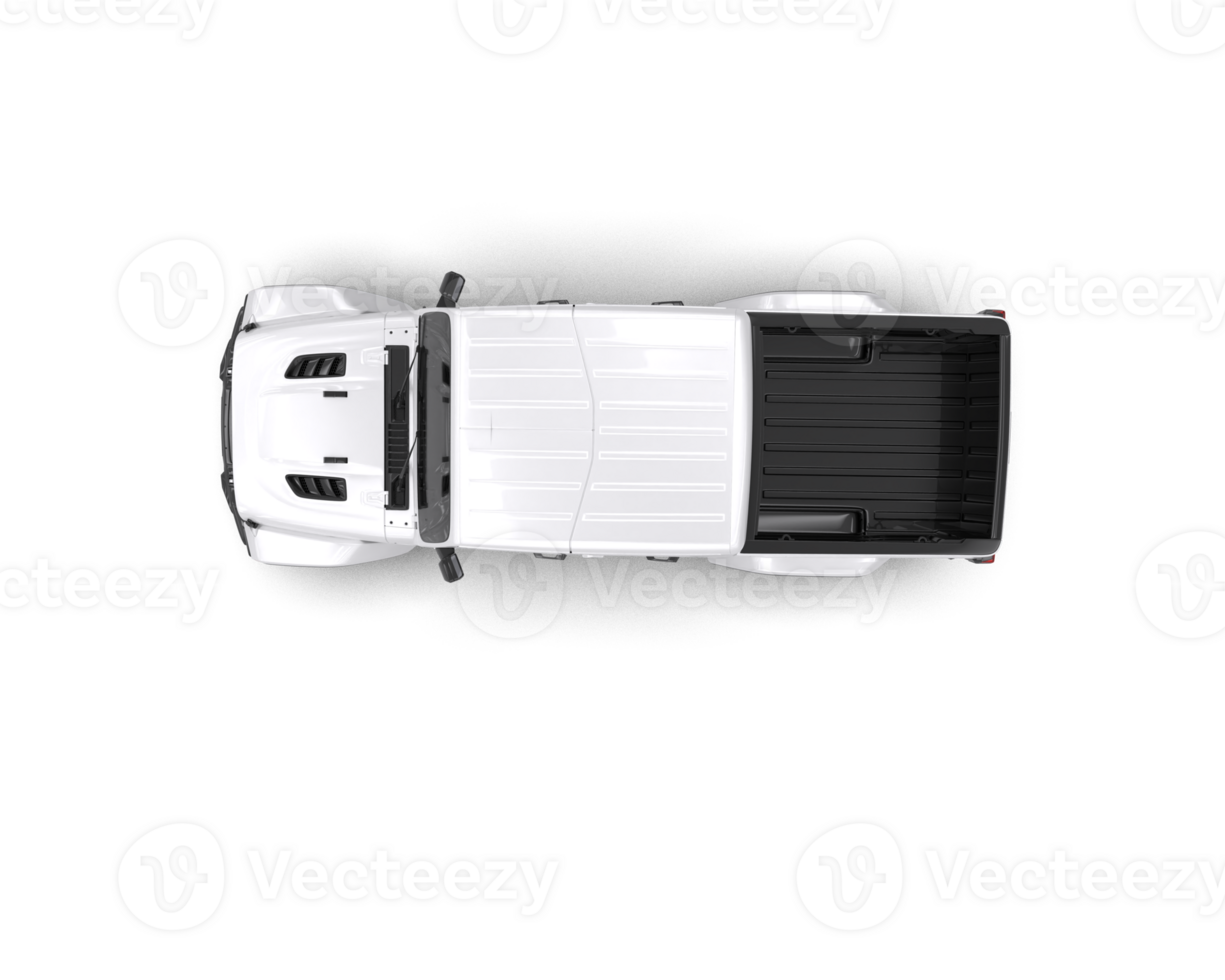 Pickup truck isolated on background. 3d rendering - illustration png