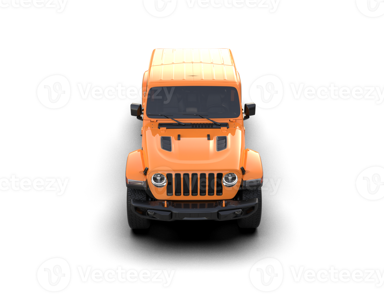 Pickup truck isolated on background. 3d rendering - illustration png