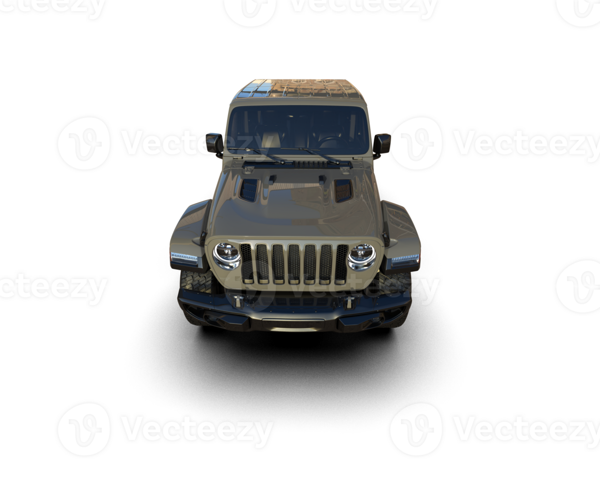Pickup truck isolated on background. 3d rendering - illustration png