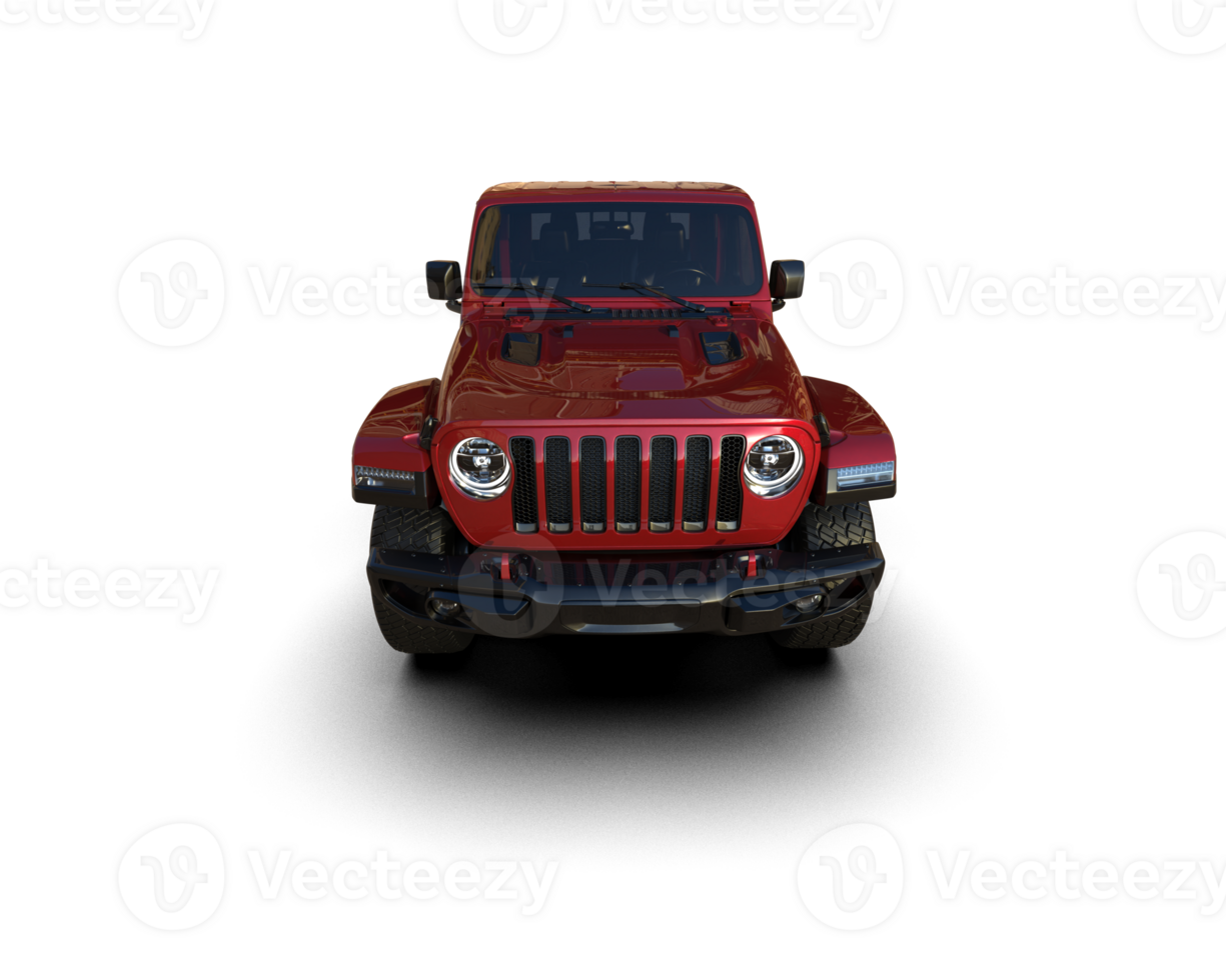 Pickup truck isolated on background. 3d rendering - illustration png