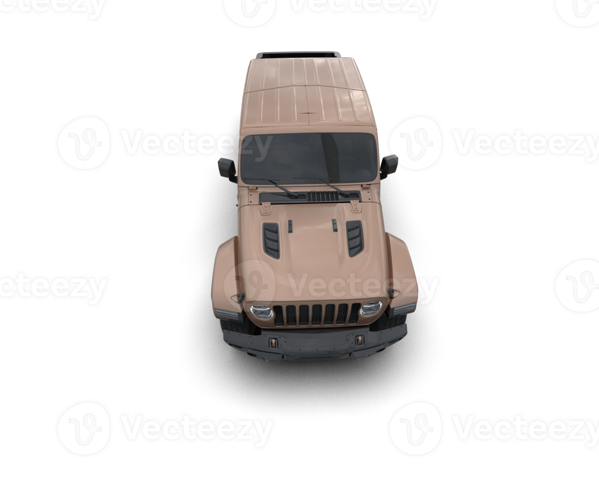 Pickup truck isolated on background. 3d rendering - illustration png