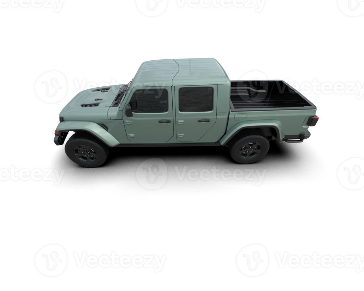 Pickup truck isolated on background. 3d rendering - illustration png