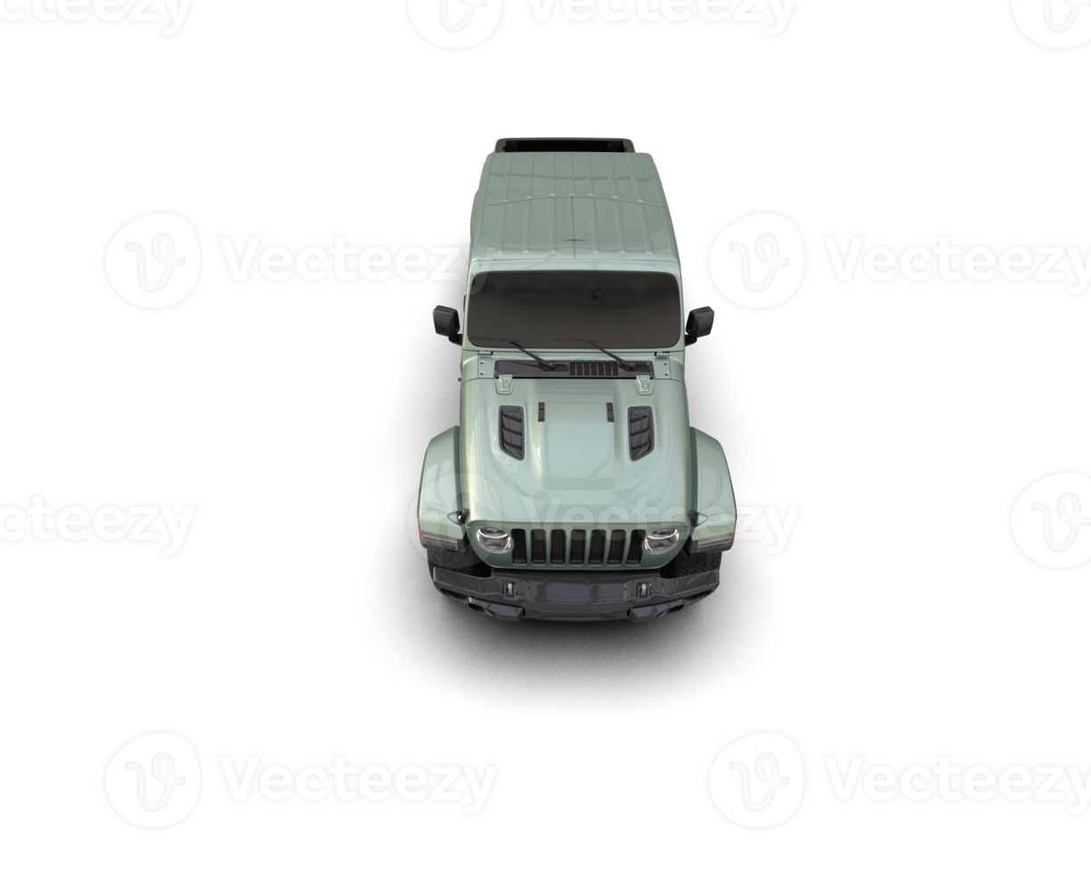 Pickup truck isolated on background. 3d rendering - illustration png