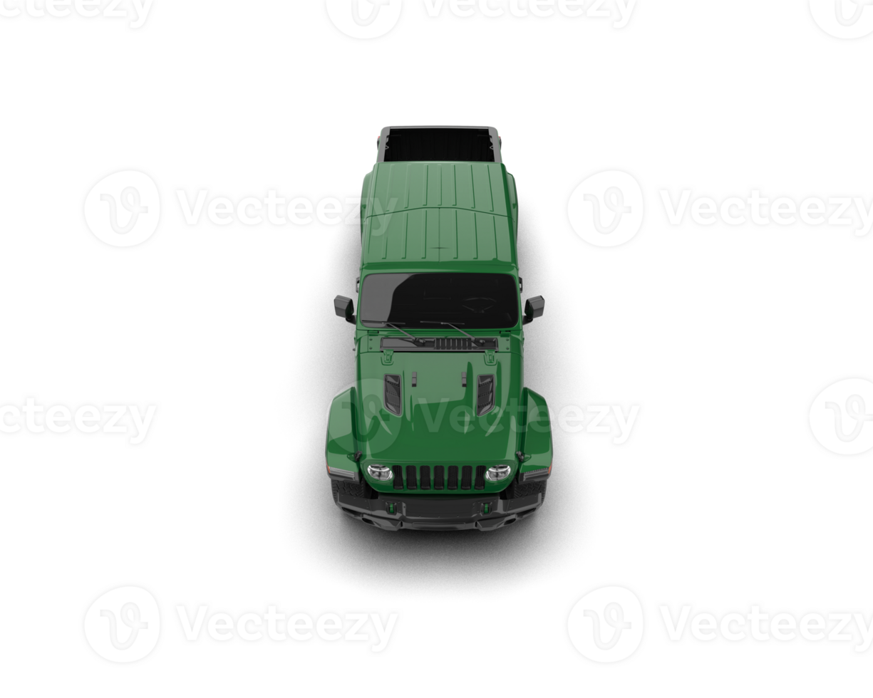Pickup truck isolated on background. 3d rendering - illustration png