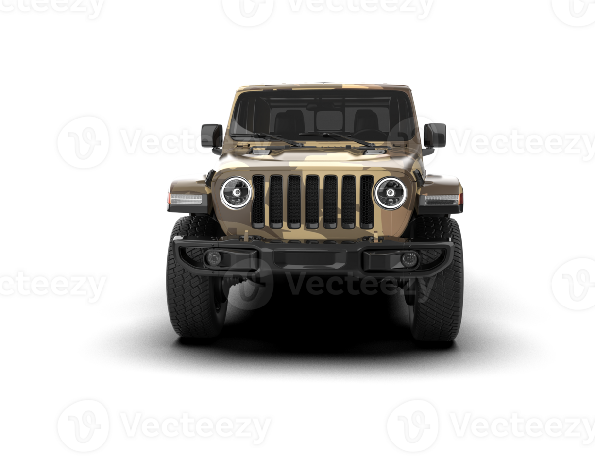Pickup truck isolated on background. 3d rendering - illustration png