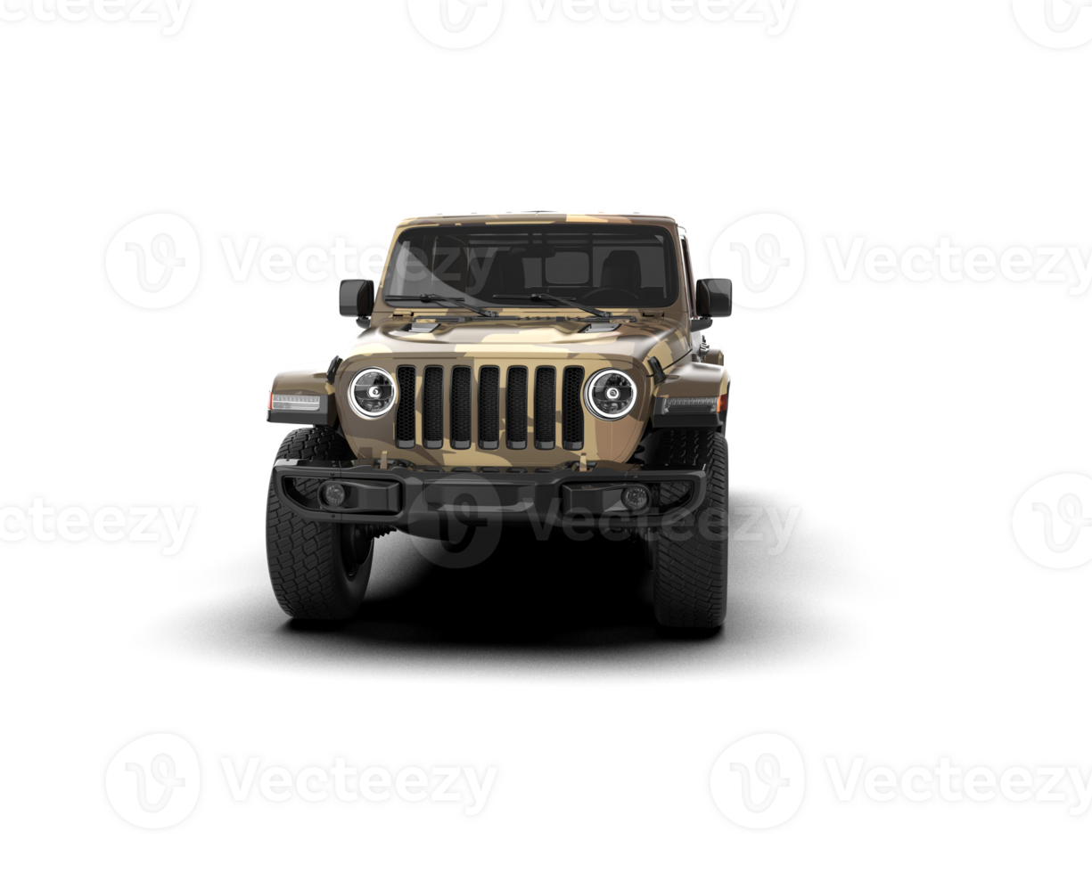 Pickup truck isolated on background. 3d rendering - illustration png