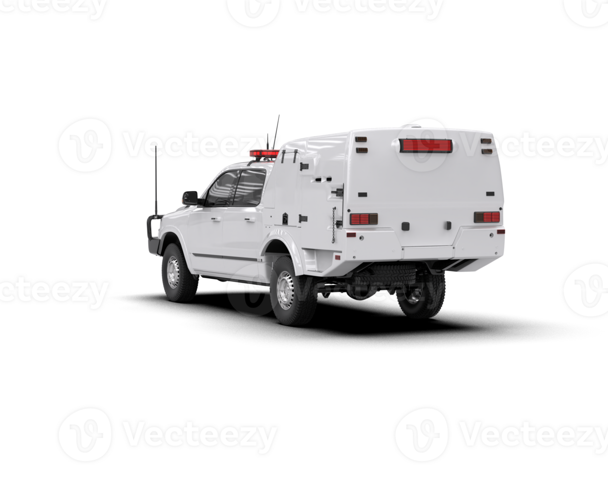 Pickup truck isolated on background. 3d rendering - illustration png