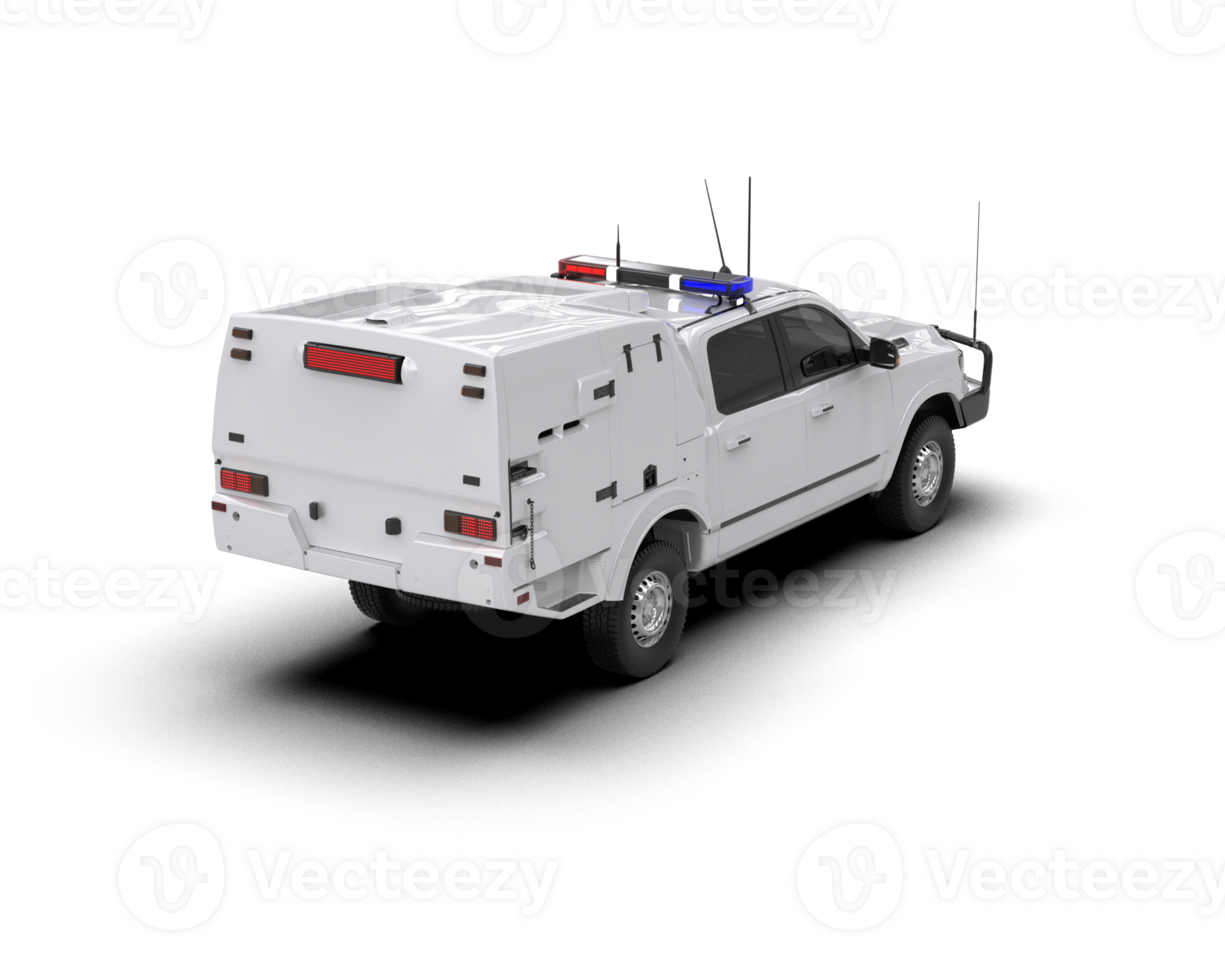 Pickup truck isolated on background. 3d rendering - illustration png