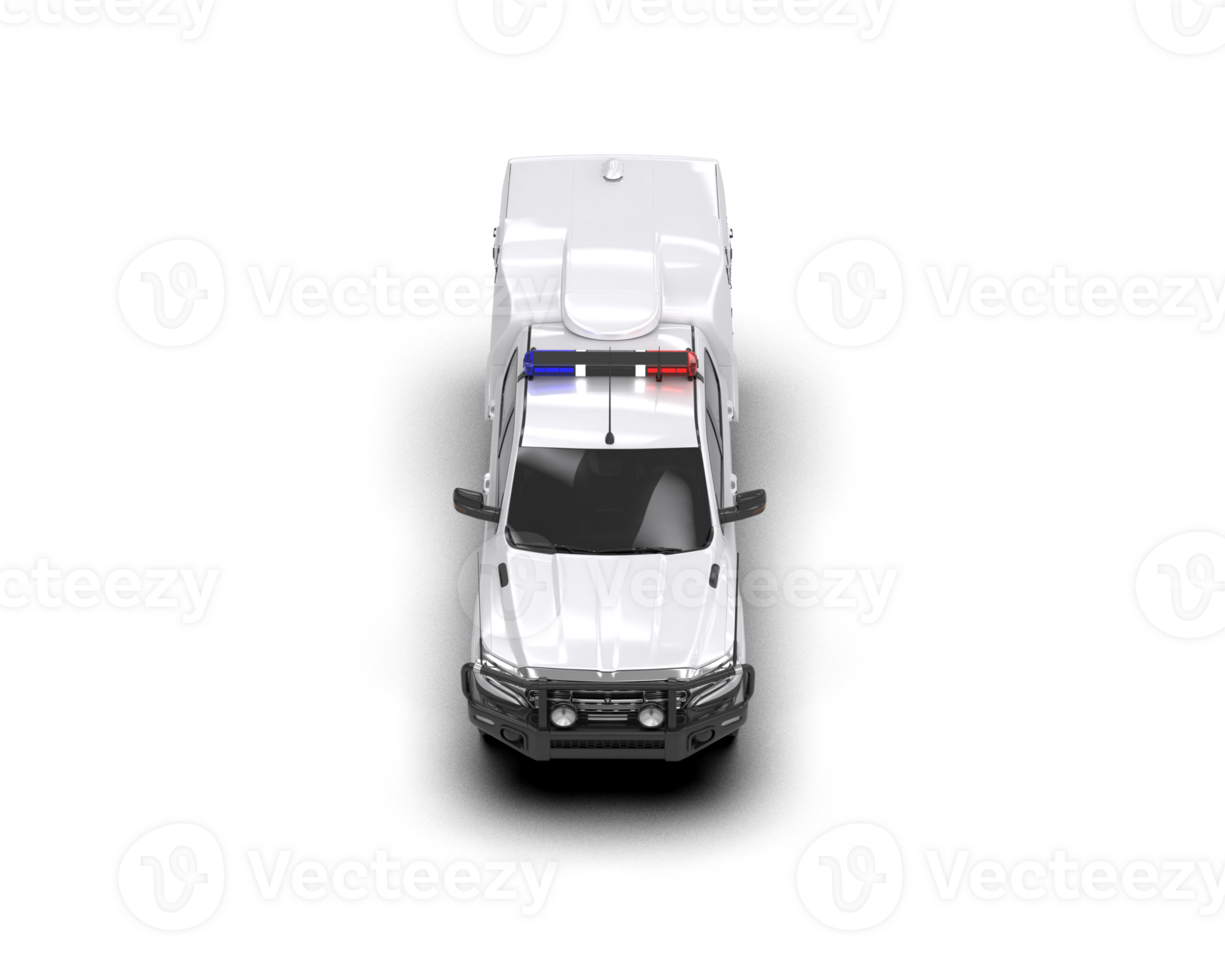 Pickup truck isolated on background. 3d rendering - illustration png