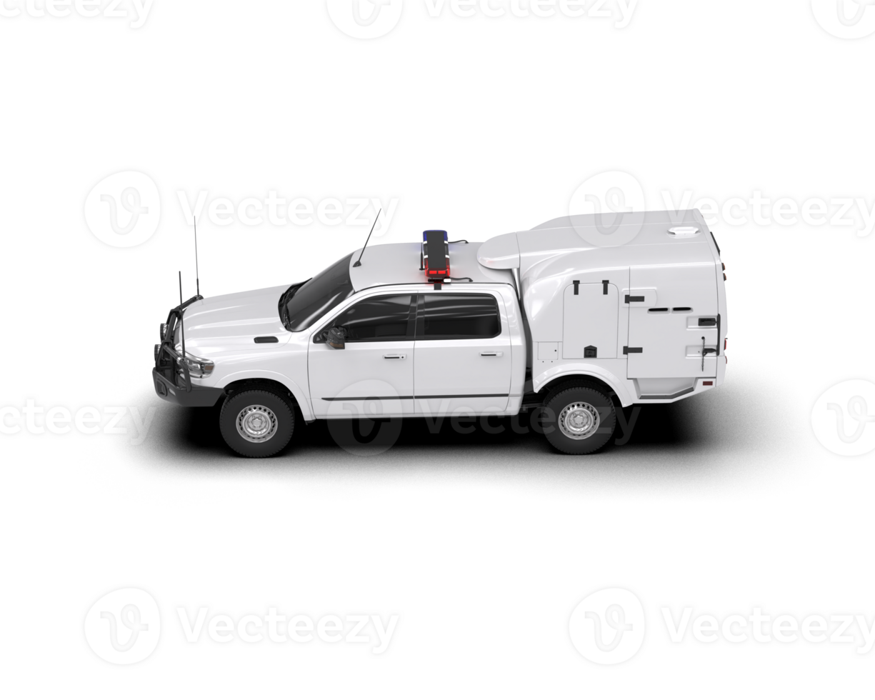 Pickup truck isolated on background. 3d rendering - illustration png