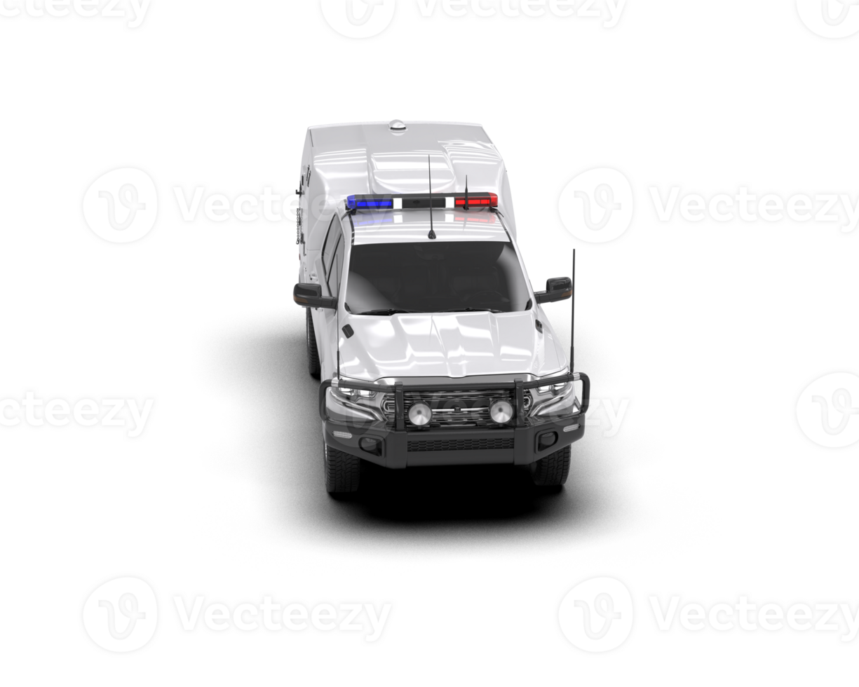 Pickup truck isolated on background. 3d rendering - illustration png