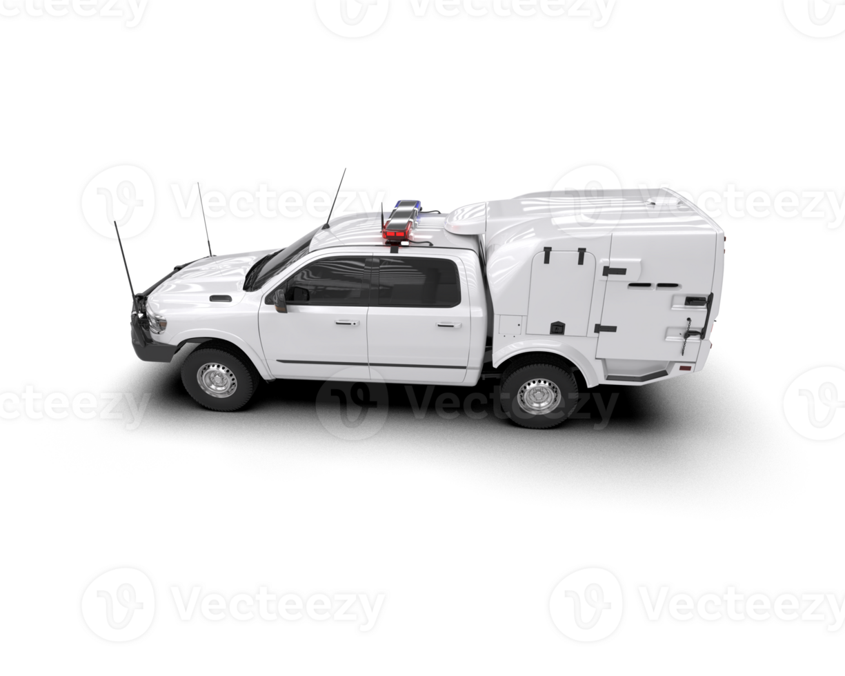 Pickup truck isolated on background. 3d rendering - illustration png