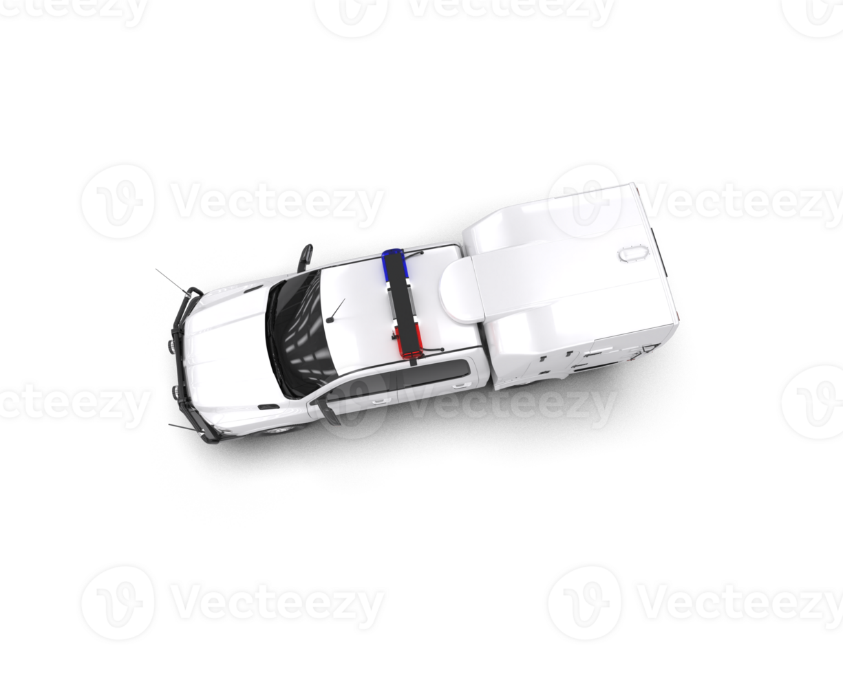 Pickup truck isolated on background. 3d rendering - illustration png