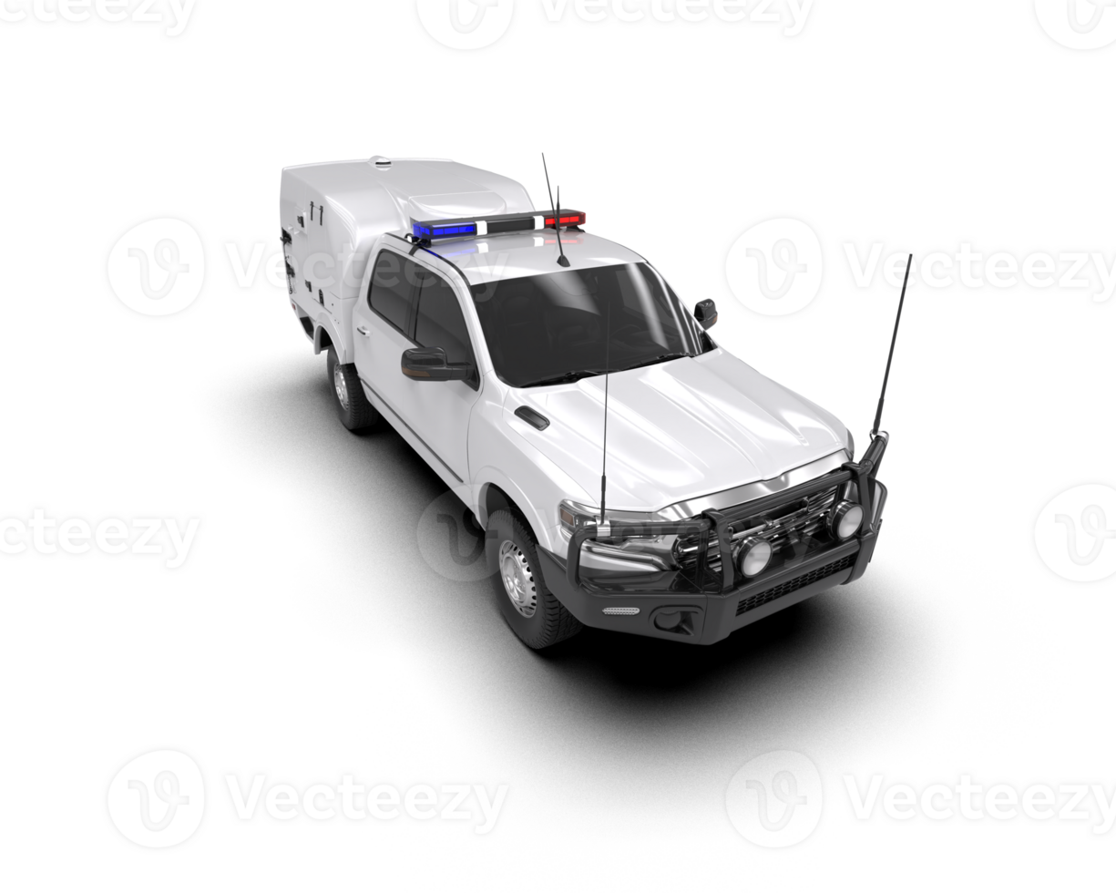 Pickup truck isolated on background. 3d rendering - illustration png