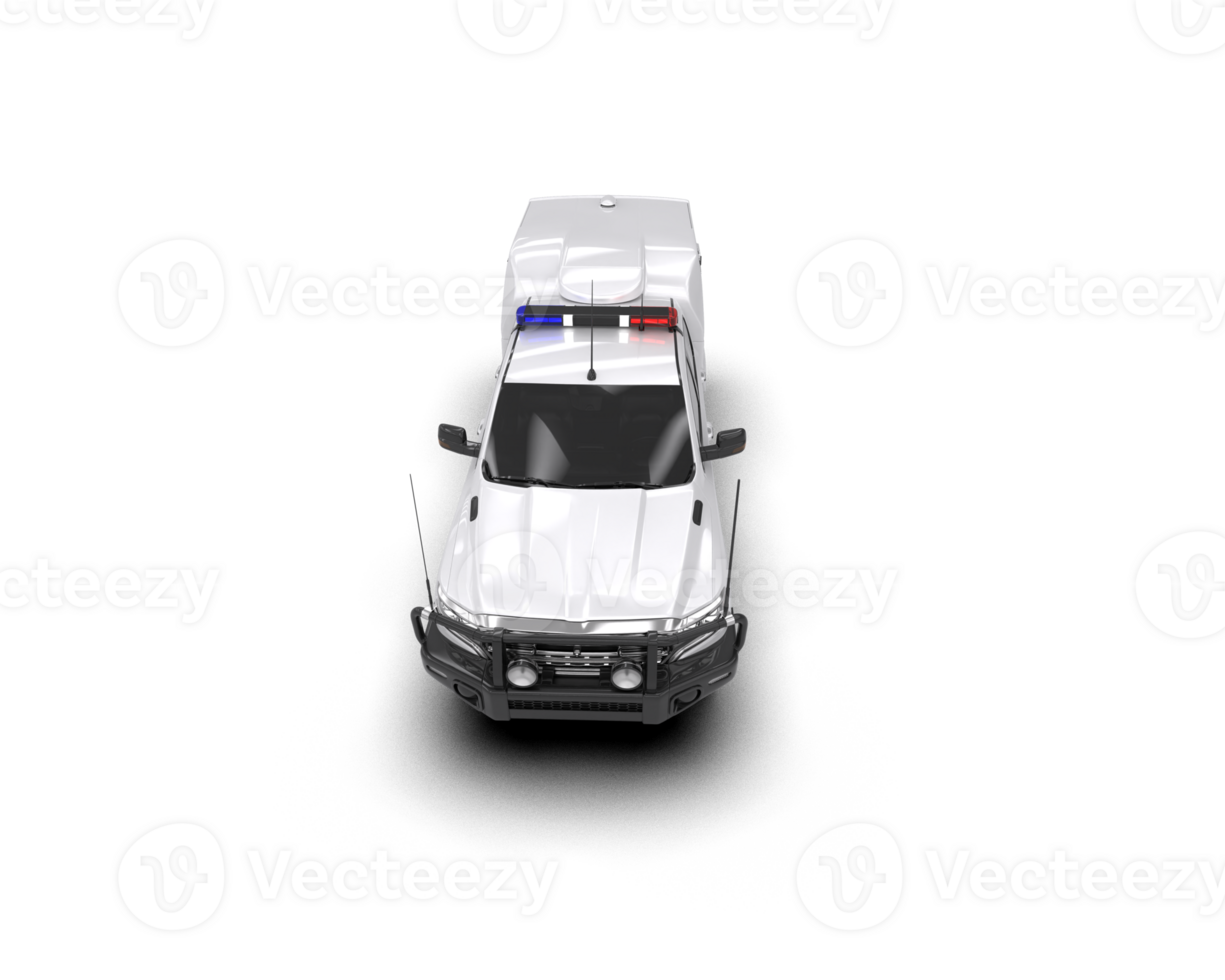 Pickup truck isolated on background. 3d rendering - illustration png