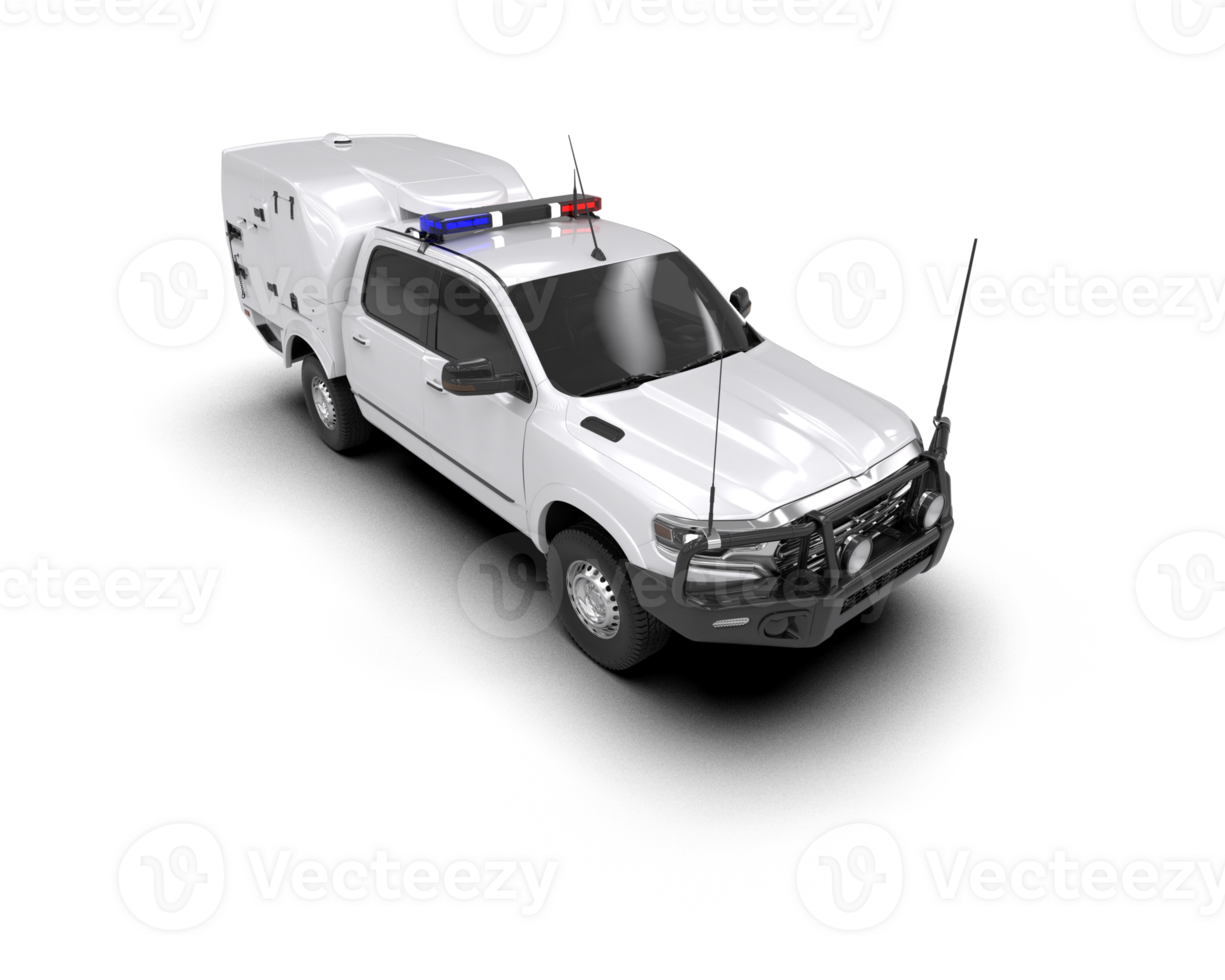 Pickup truck isolated on background. 3d rendering - illustration png