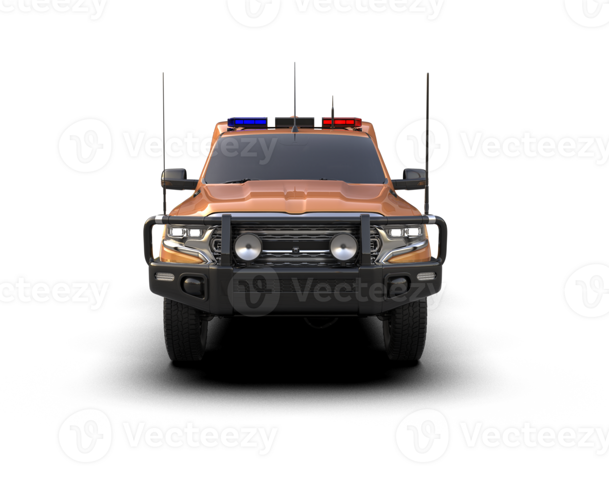 Pickup truck isolated on background. 3d rendering - illustration png