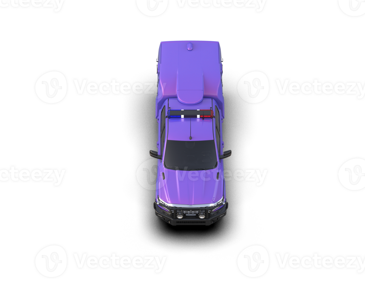Pickup truck isolated on background. 3d rendering - illustration png
