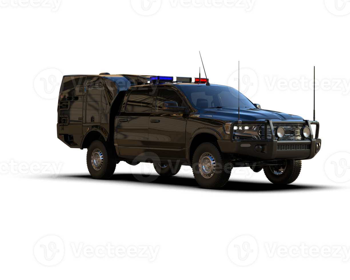 Pickup truck isolated on background. 3d rendering - illustration png