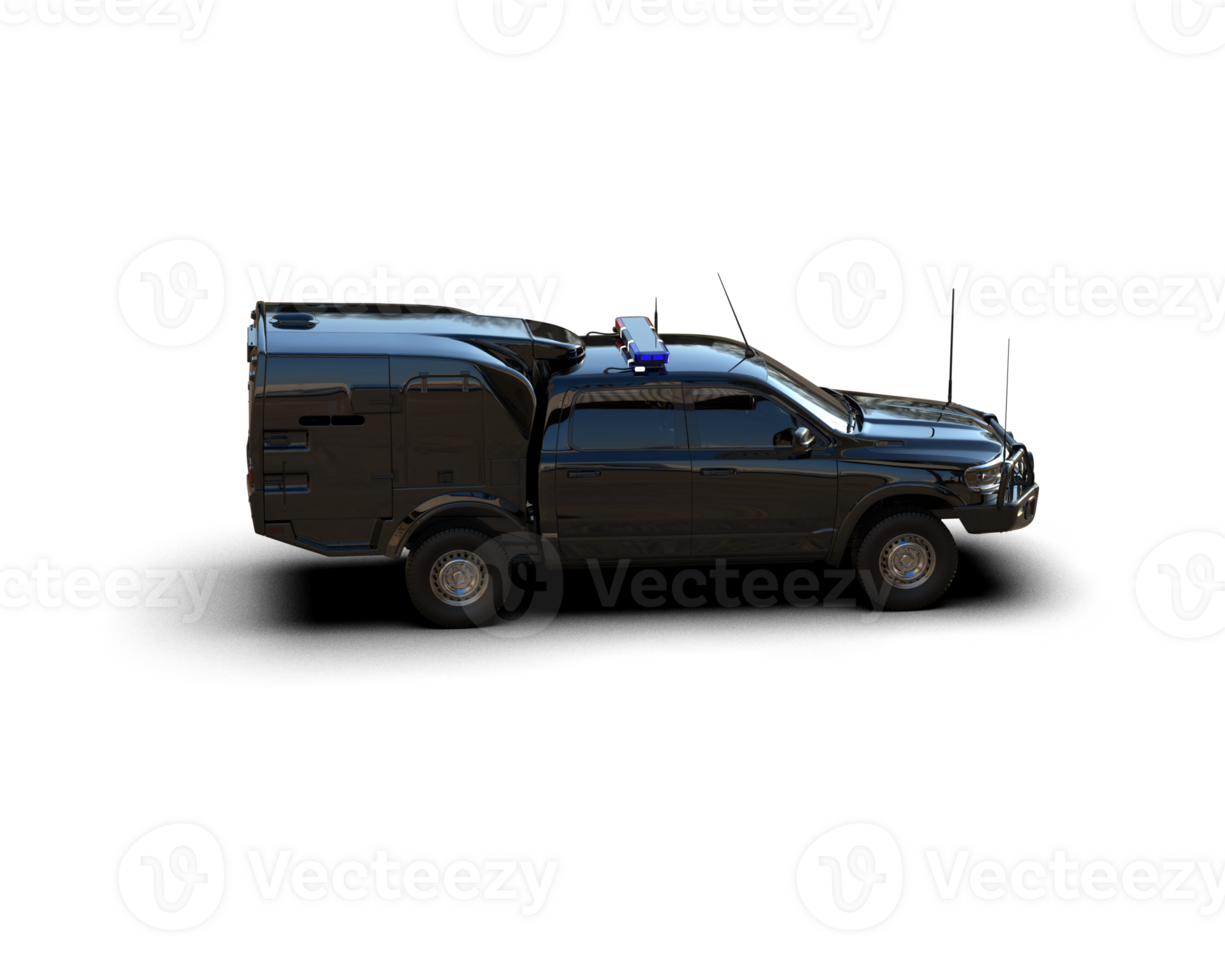 Pickup truck isolated on background. 3d rendering - illustration png