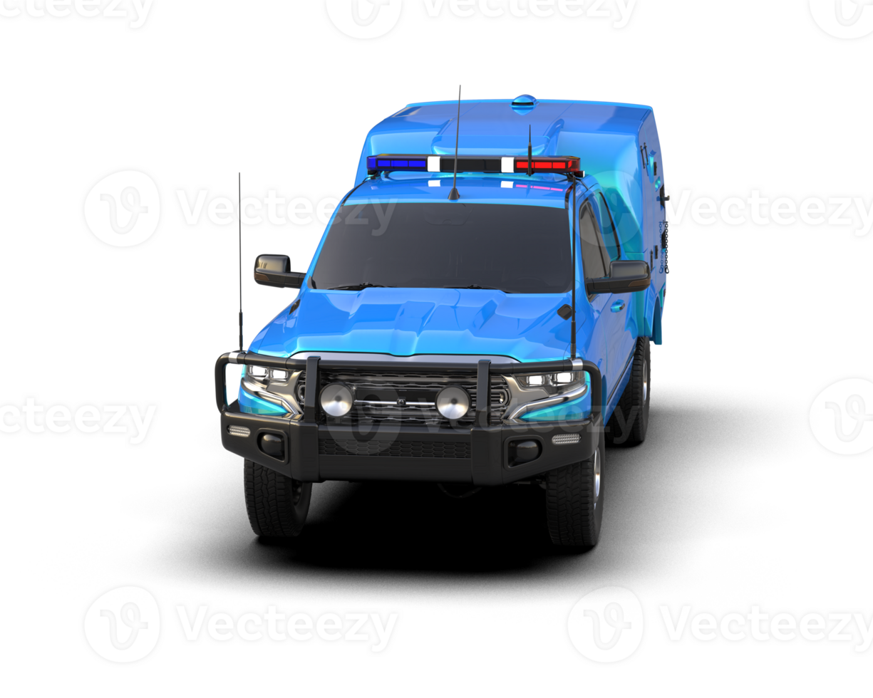 Pickup truck isolated on background. 3d rendering - illustration png