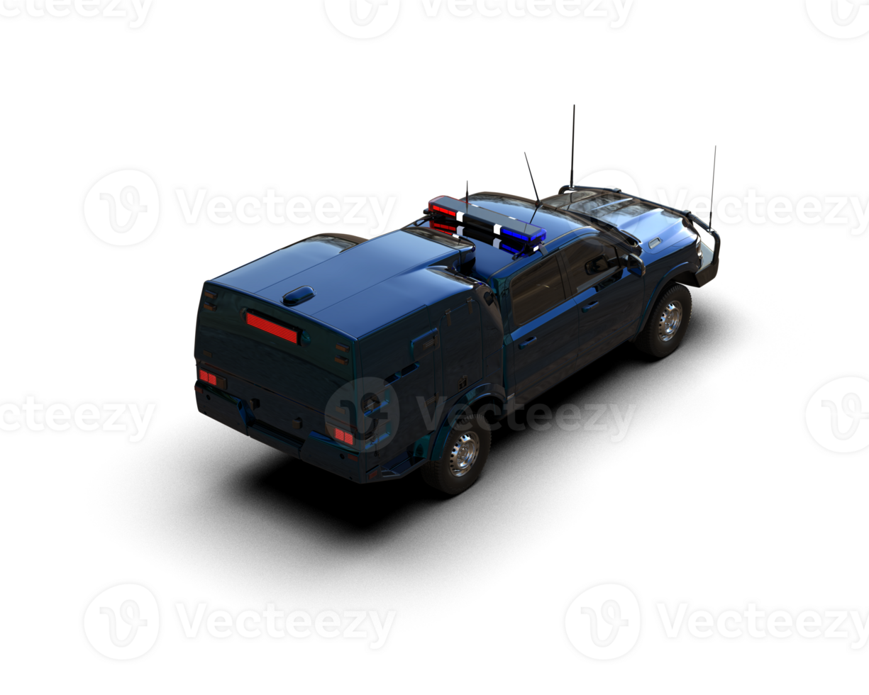 Pickup truck isolated on background. 3d rendering - illustration png