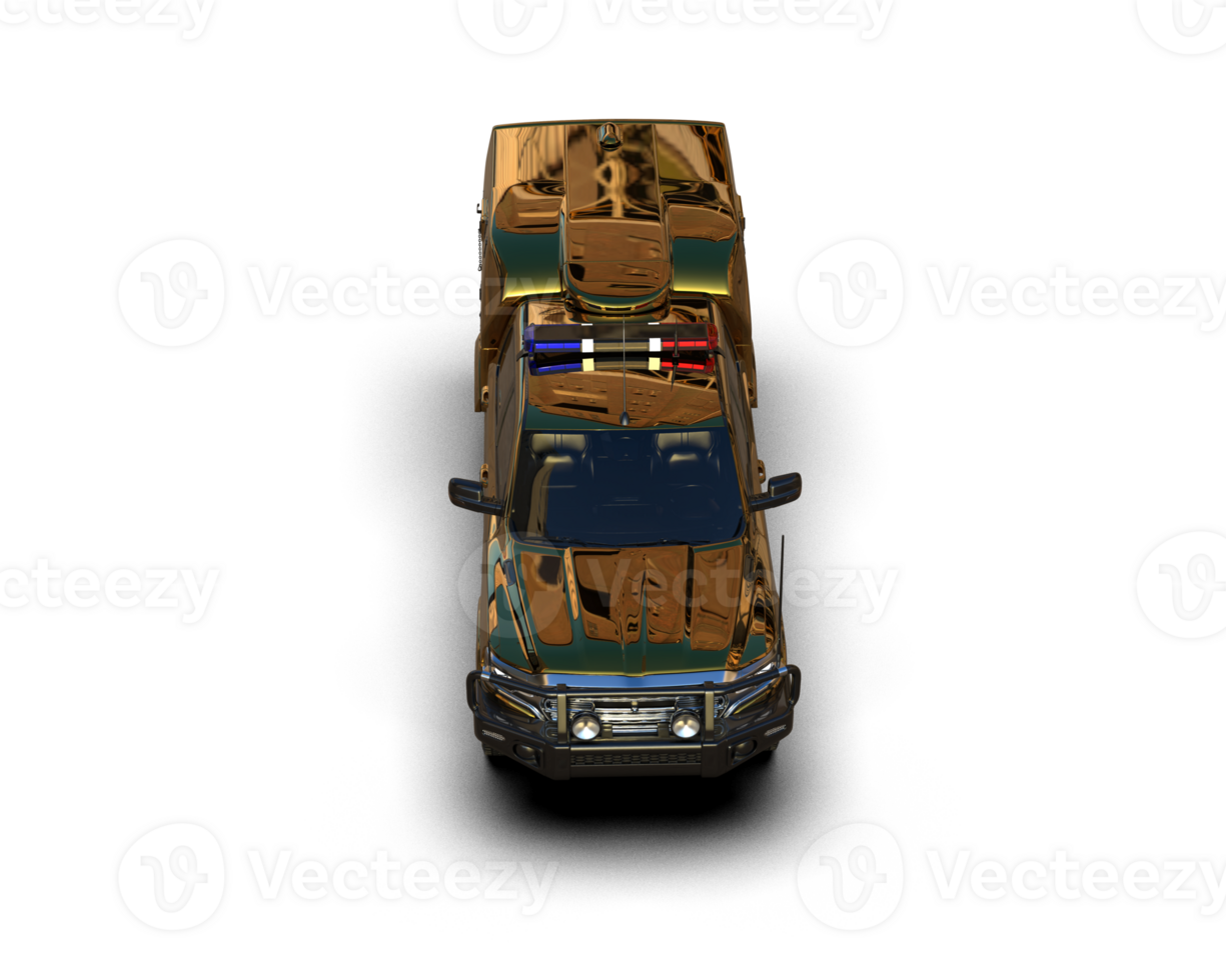 Pickup truck isolated on background. 3d rendering - illustration png