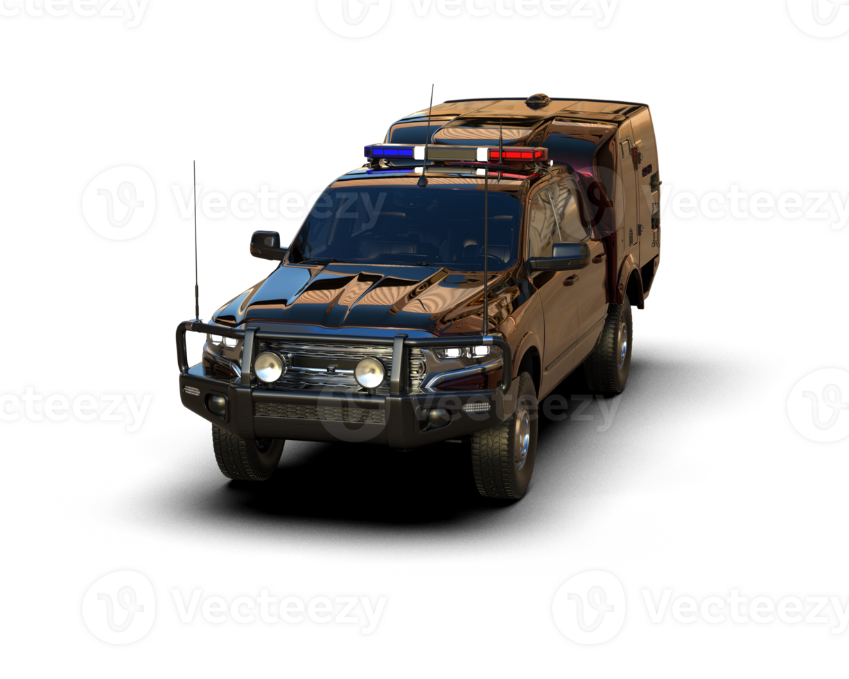 Pickup truck isolated on background. 3d rendering - illustration png