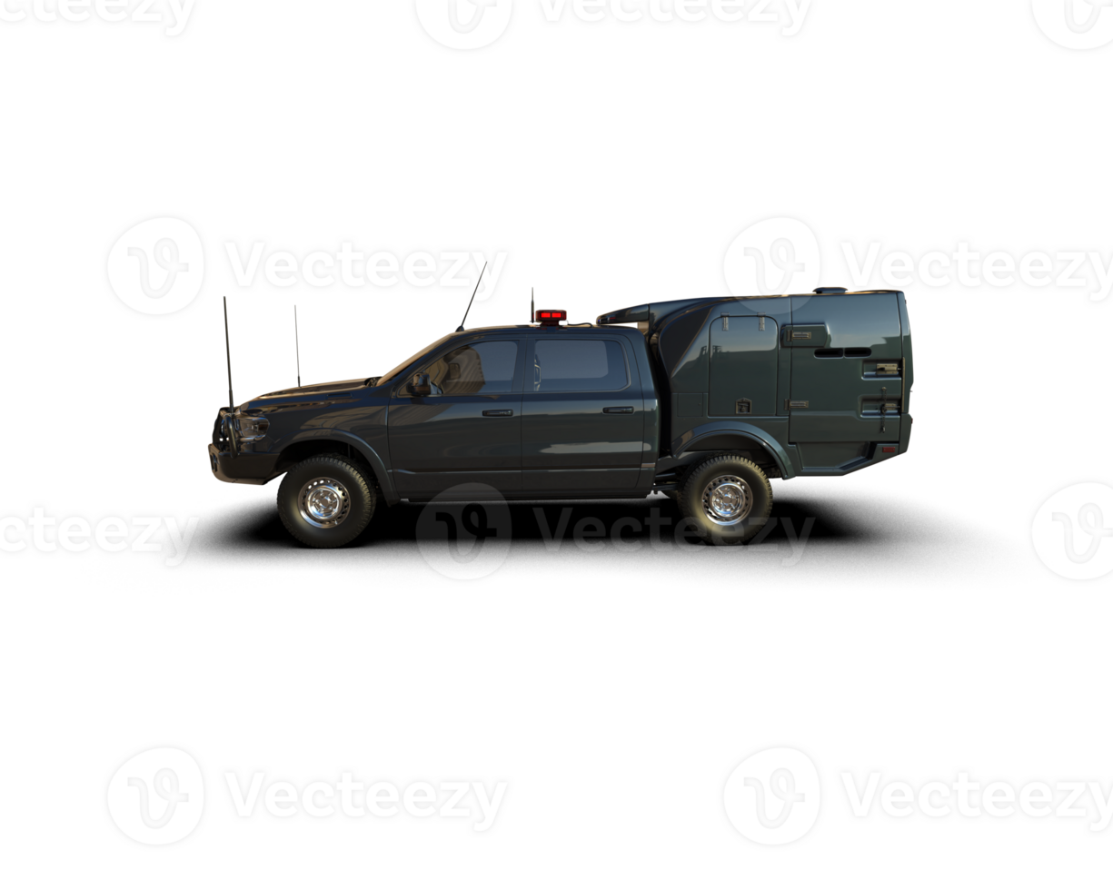Pickup truck isolated on background. 3d rendering - illustration png