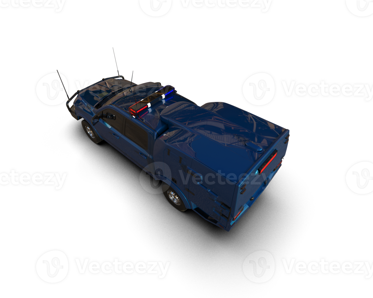 Pickup truck isolated on background. 3d rendering - illustration png