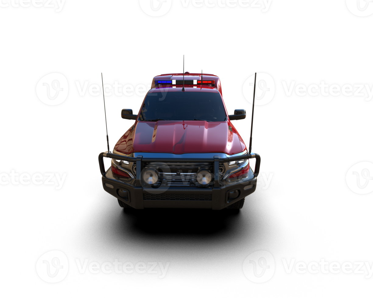 Pickup truck isolated on background. 3d rendering - illustration png
