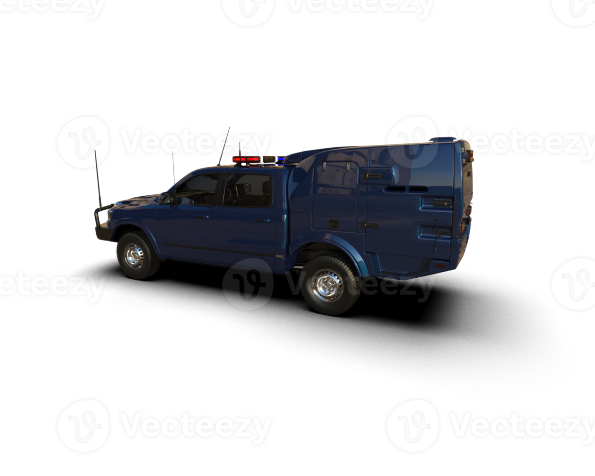 Pickup truck isolated on background. 3d rendering - illustration png