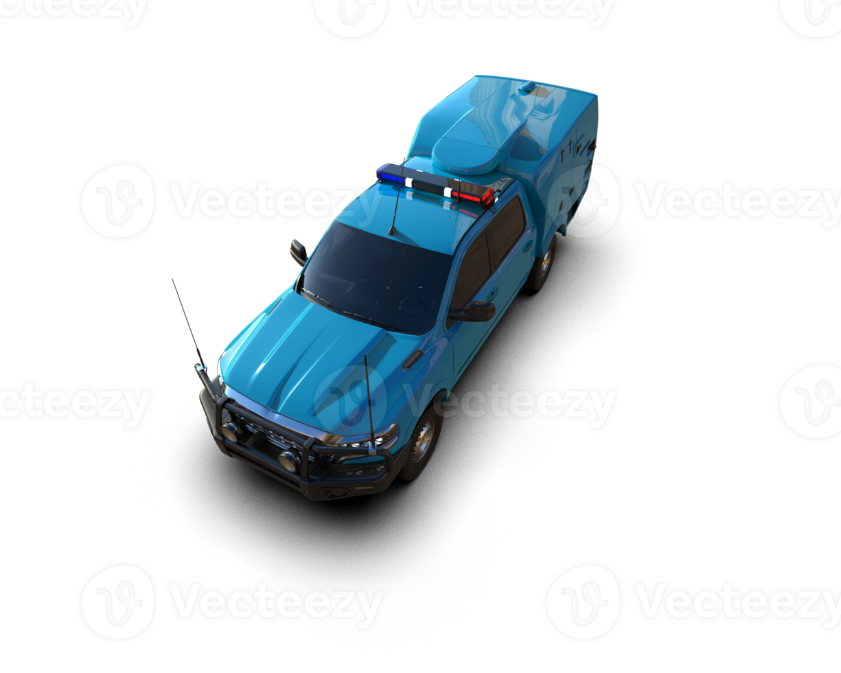 Pickup truck isolated on background. 3d rendering - illustration png