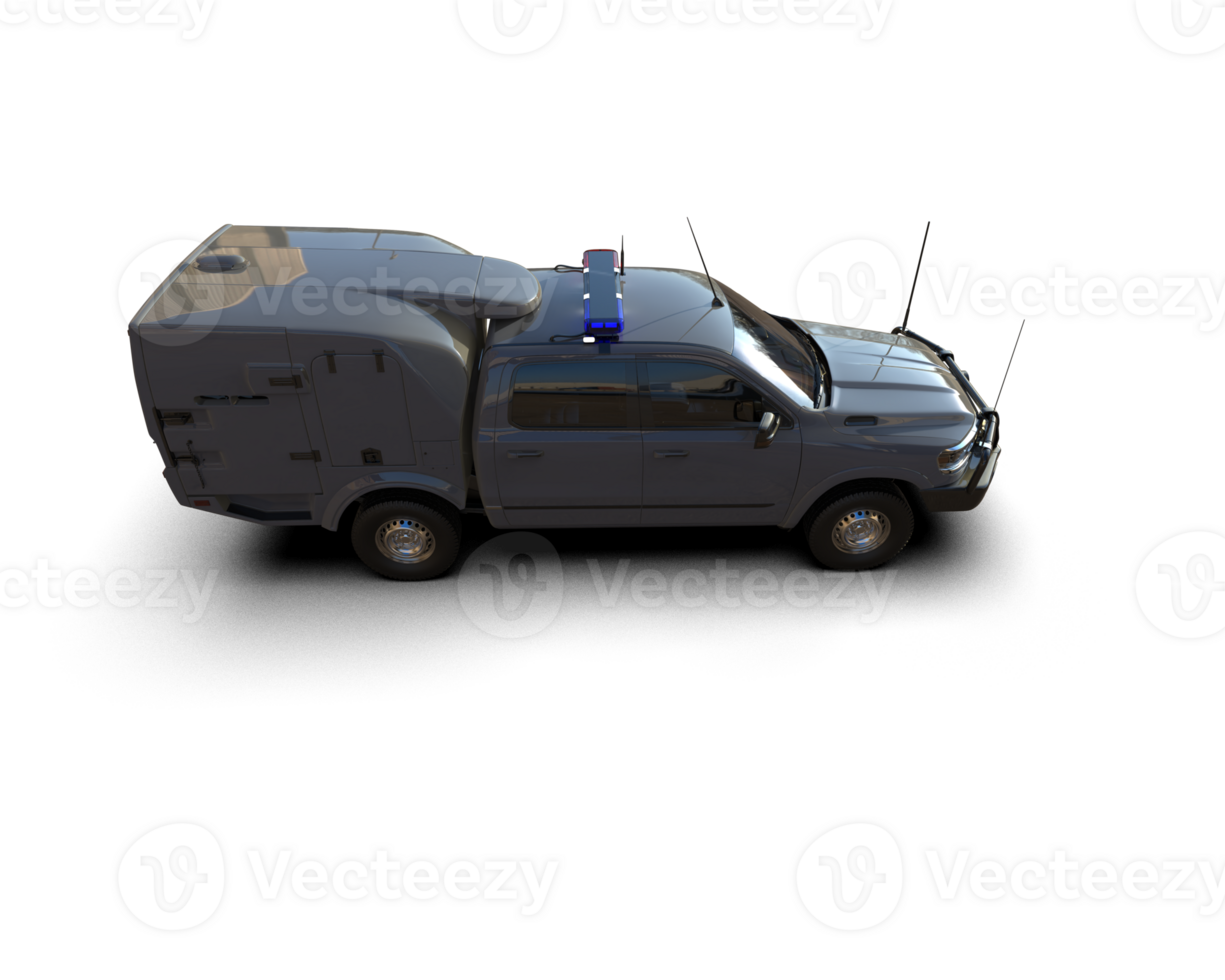 Pickup truck isolated on background. 3d rendering - illustration png