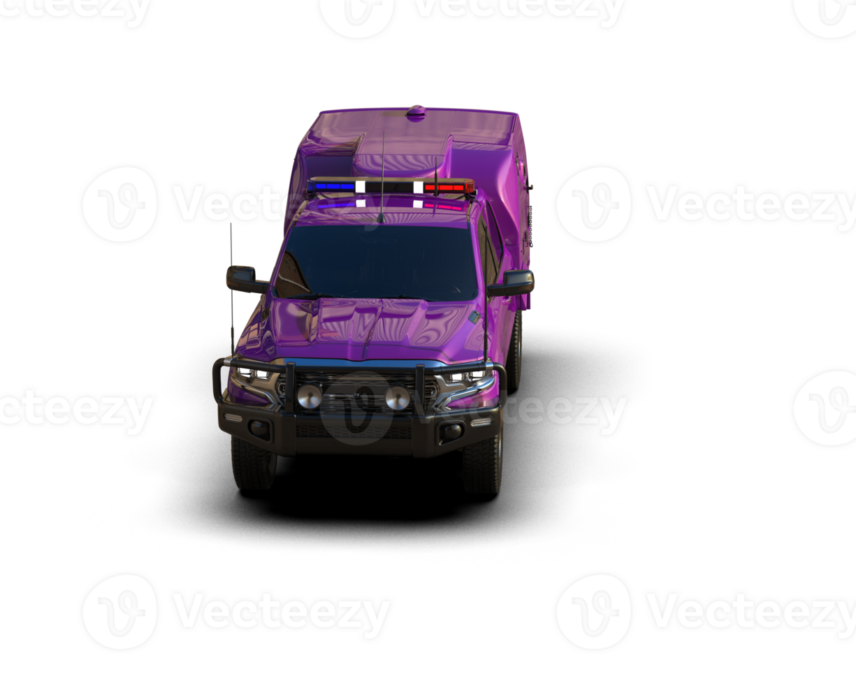 Pickup truck isolated on background. 3d rendering - illustration png