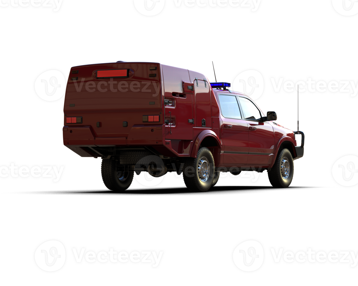 Pickup truck isolated on background. 3d rendering - illustration png