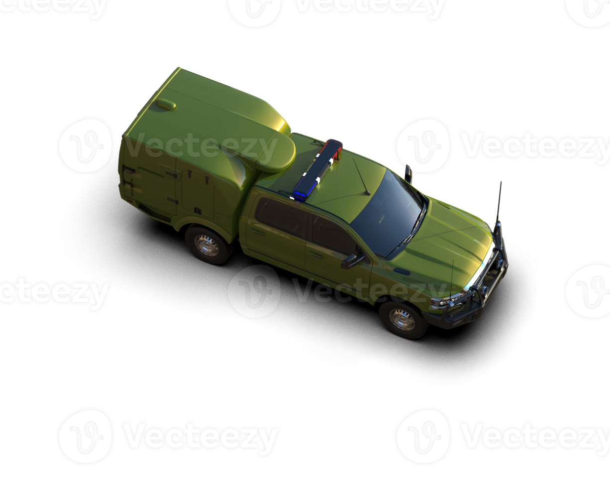 Pickup truck isolated on background. 3d rendering - illustration png