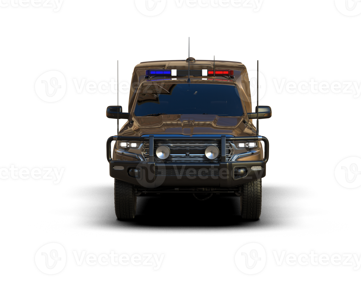 Pickup truck isolated on background. 3d rendering - illustration png