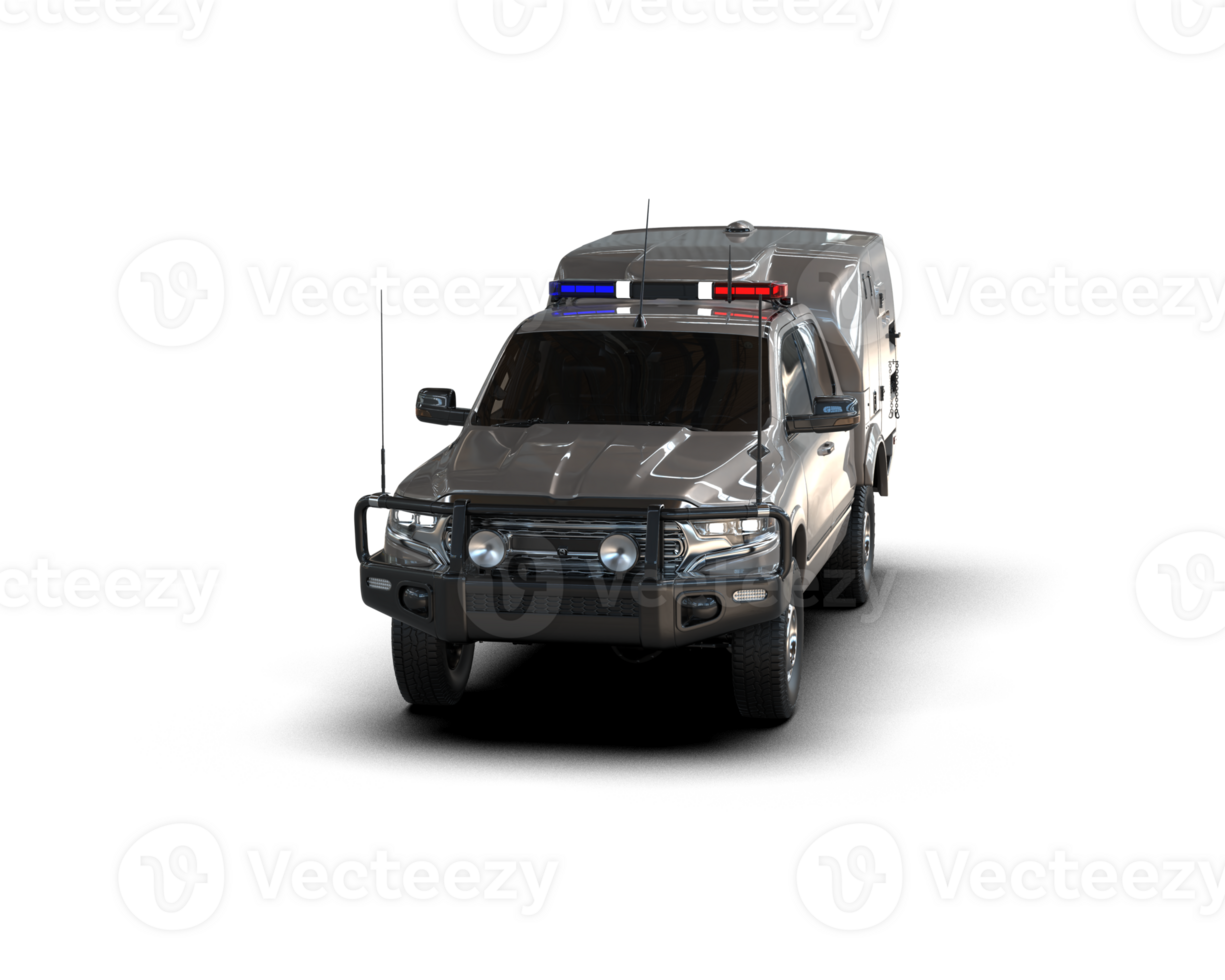 Pickup truck isolated on background. 3d rendering - illustration png