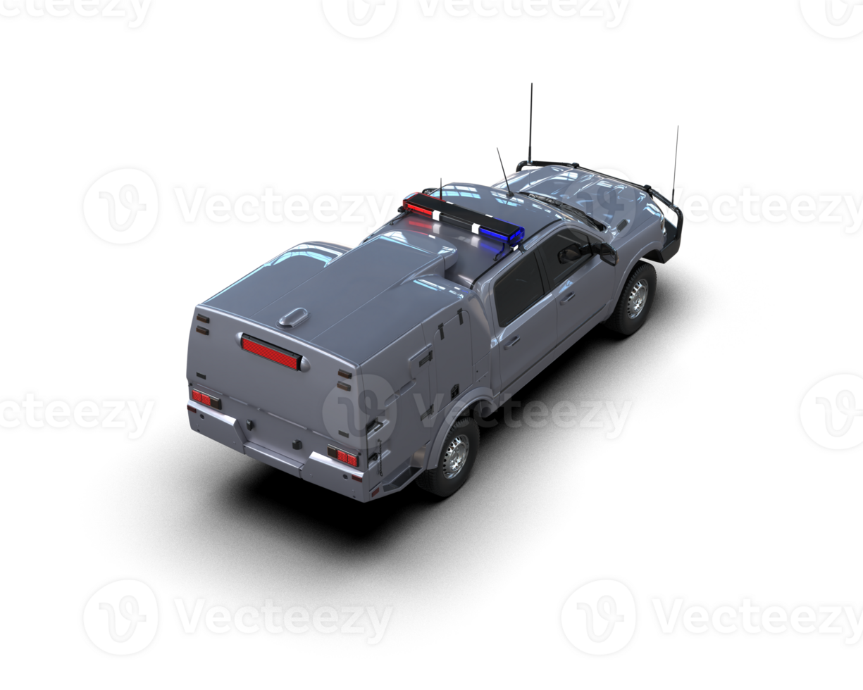 Pickup truck isolated on background. 3d rendering - illustration png