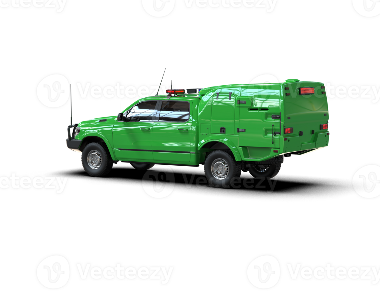 Pickup truck isolated on background. 3d rendering - illustration png