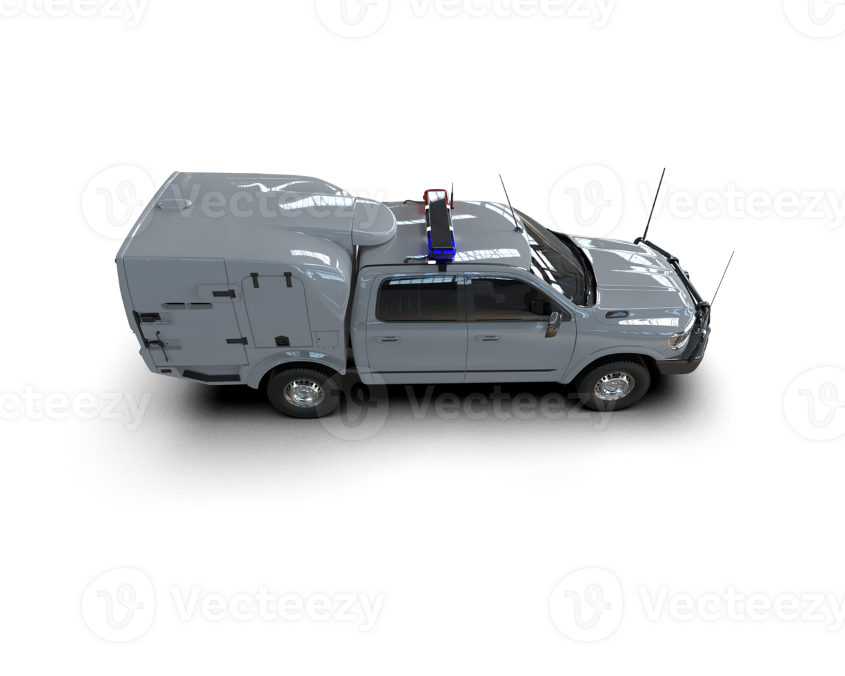 Pickup truck isolated on background. 3d rendering - illustration png