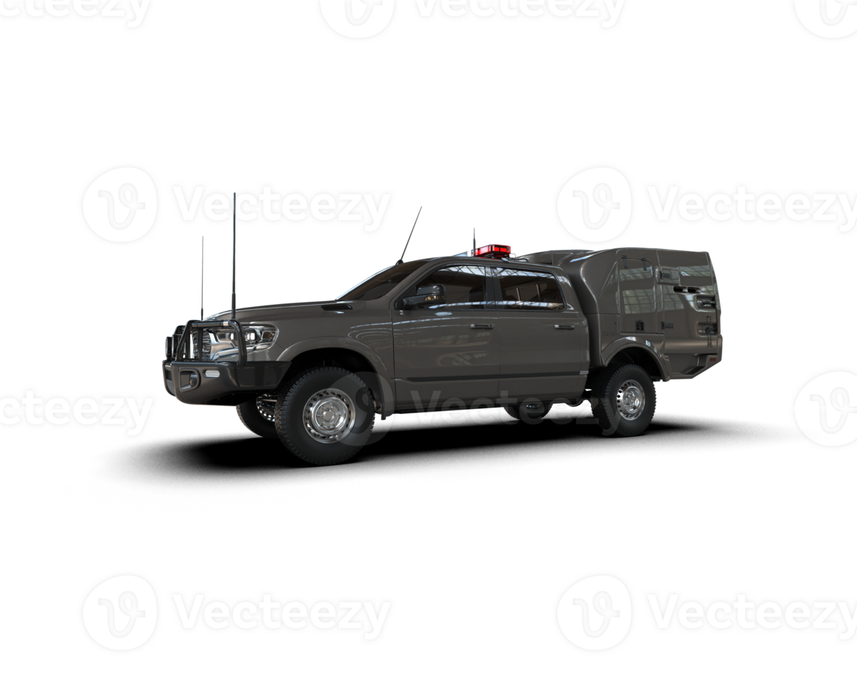 Pickup truck isolated on background. 3d rendering - illustration png