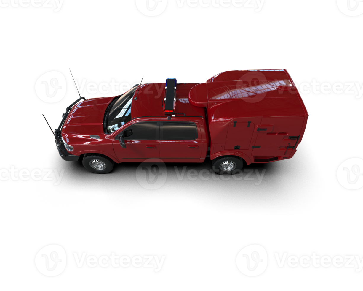 Pickup truck isolated on background. 3d rendering - illustration png