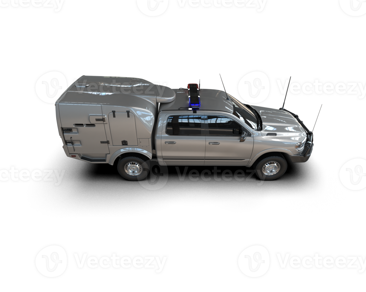 Pickup truck isolated on background. 3d rendering - illustration png